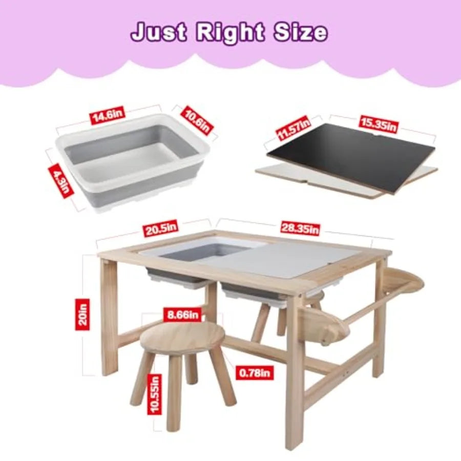 Multi-functional Interactive Table Set for 1-3 Years