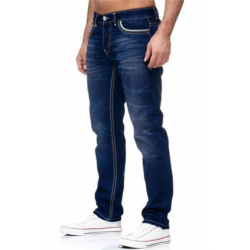 New Men's Double Line Jeans