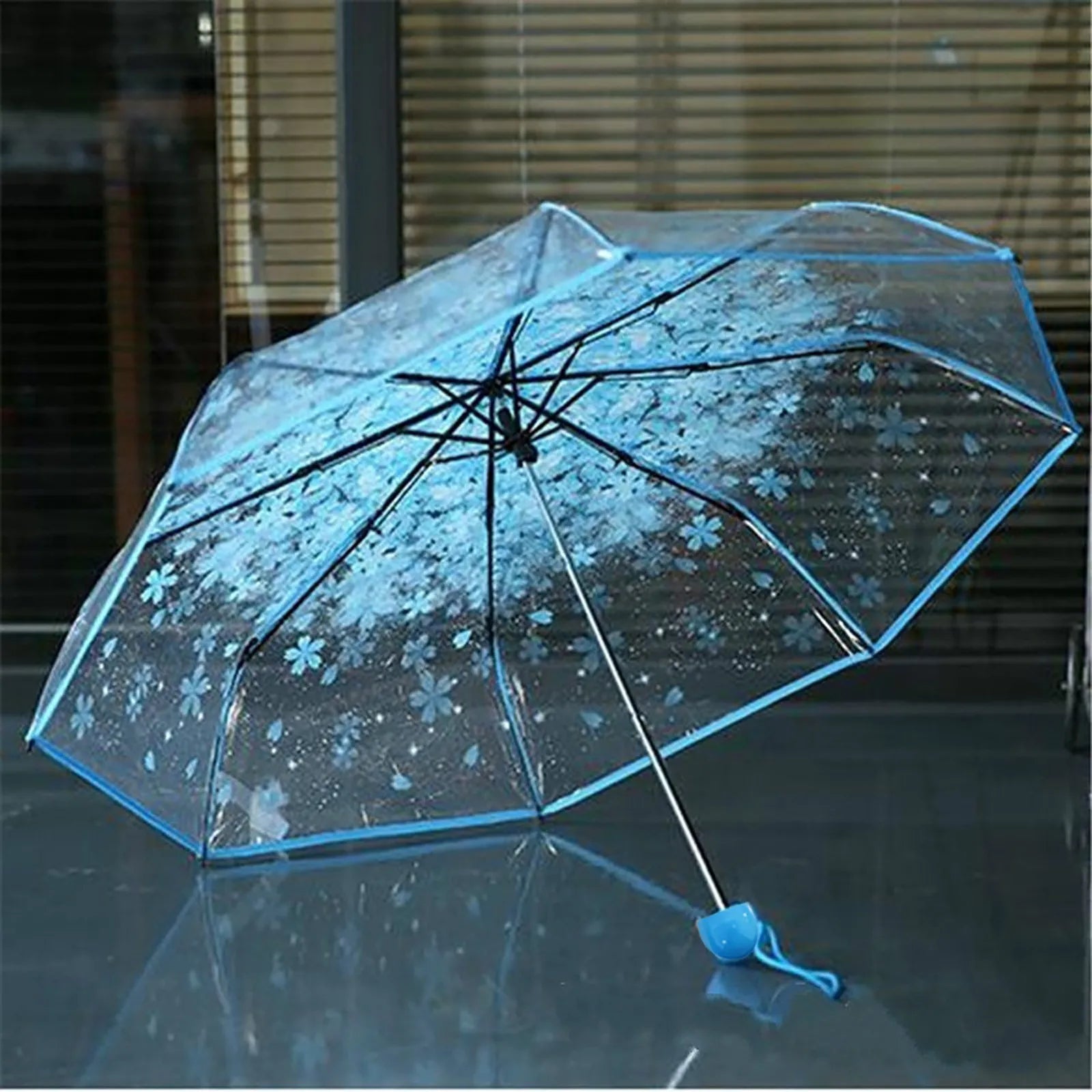 Transparent Clear Umbrella 3 Fold