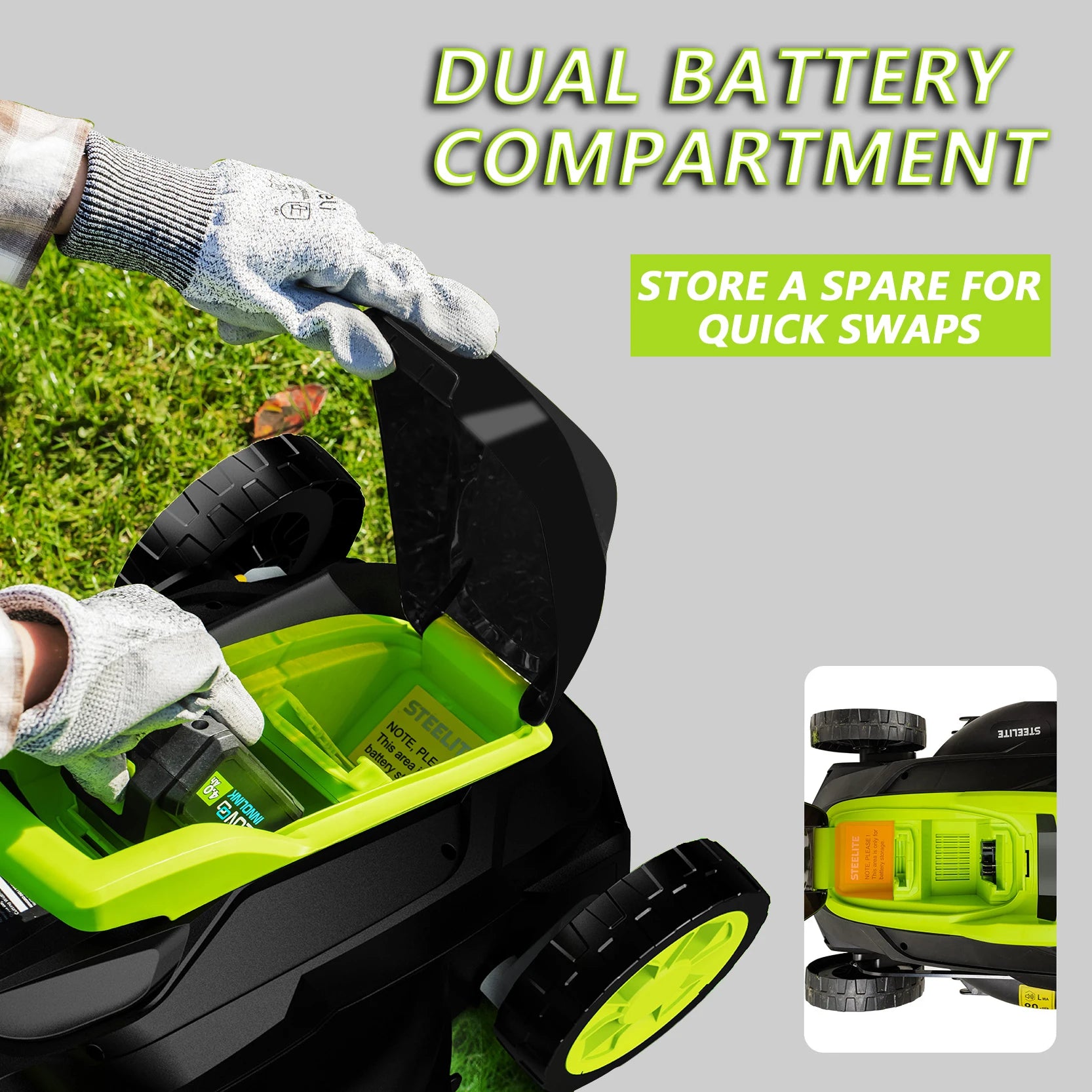 Deli 13" Electric Lawn Mower