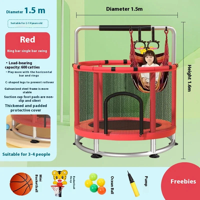 Children's Indoor Trampoline 3-10 Years