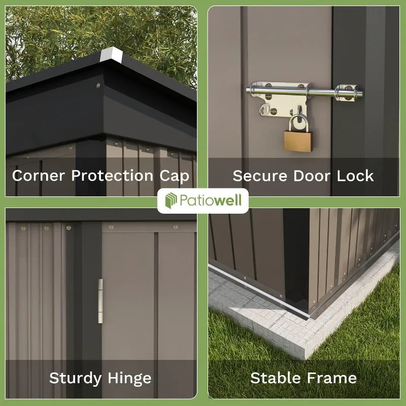 5x3 FT Outdoor Storage Shed