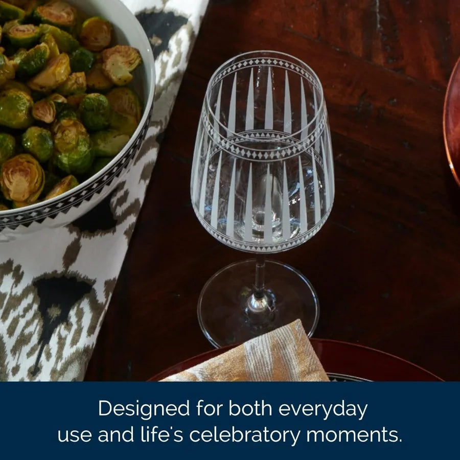 Elegant Dining Two Wine Glasses