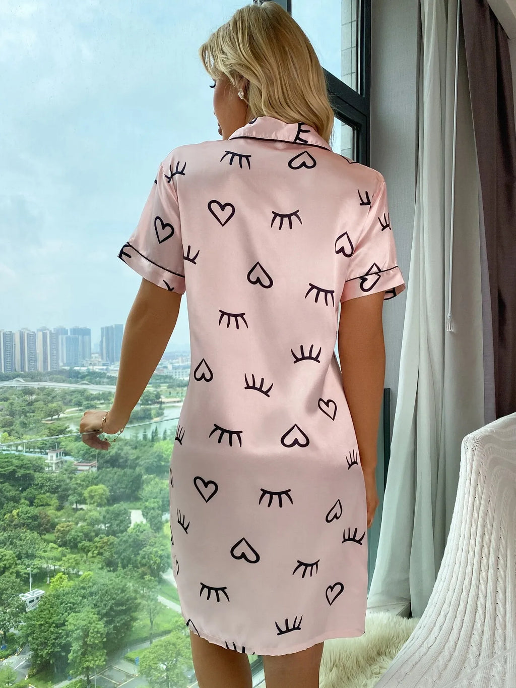 Satin Night Dress