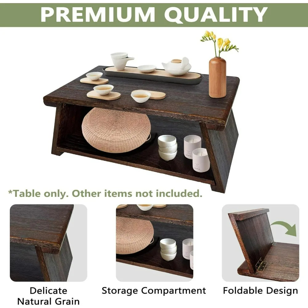 Low Meditation Table for Sitting