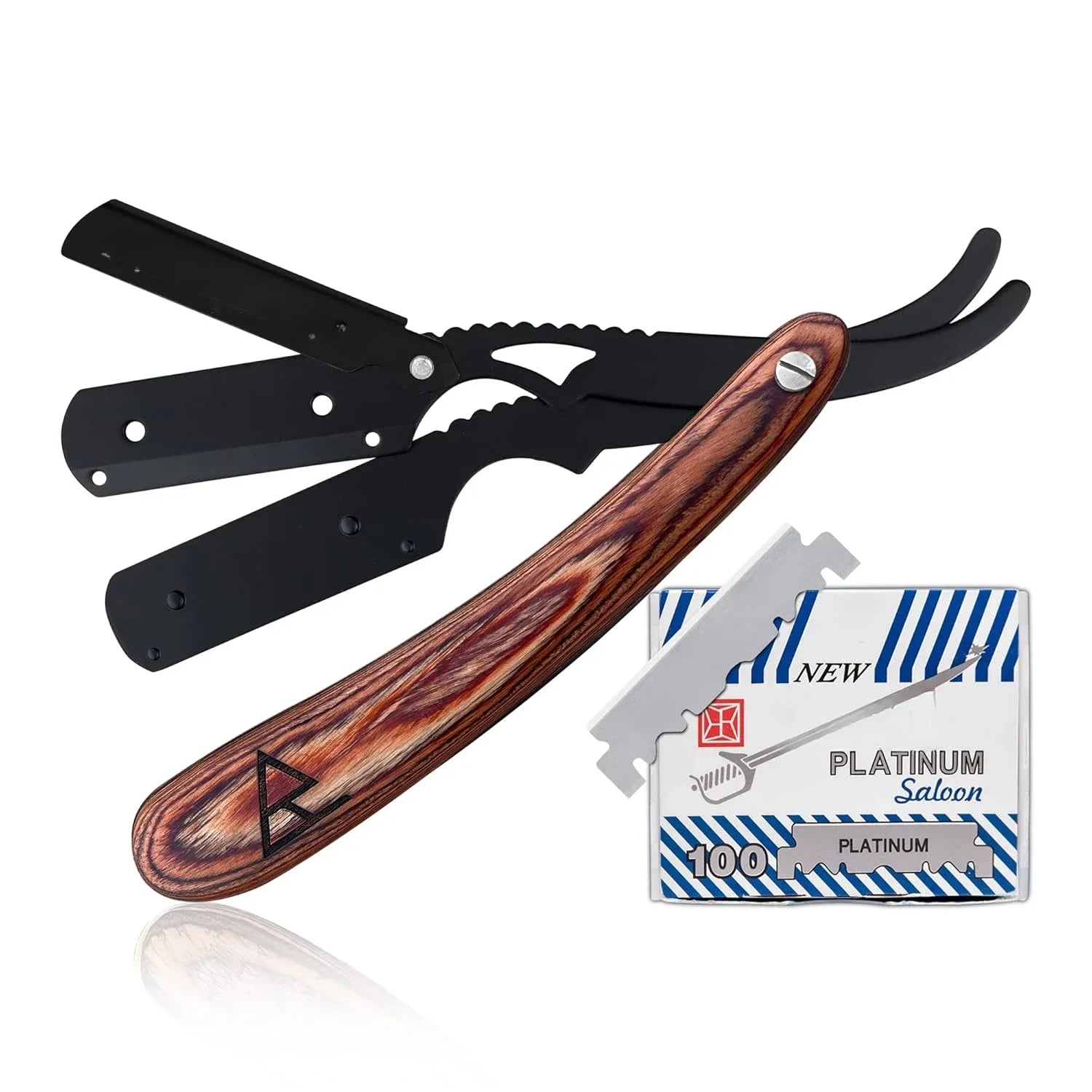 Professional Barber Razor w  /100 Single Edge Blades
