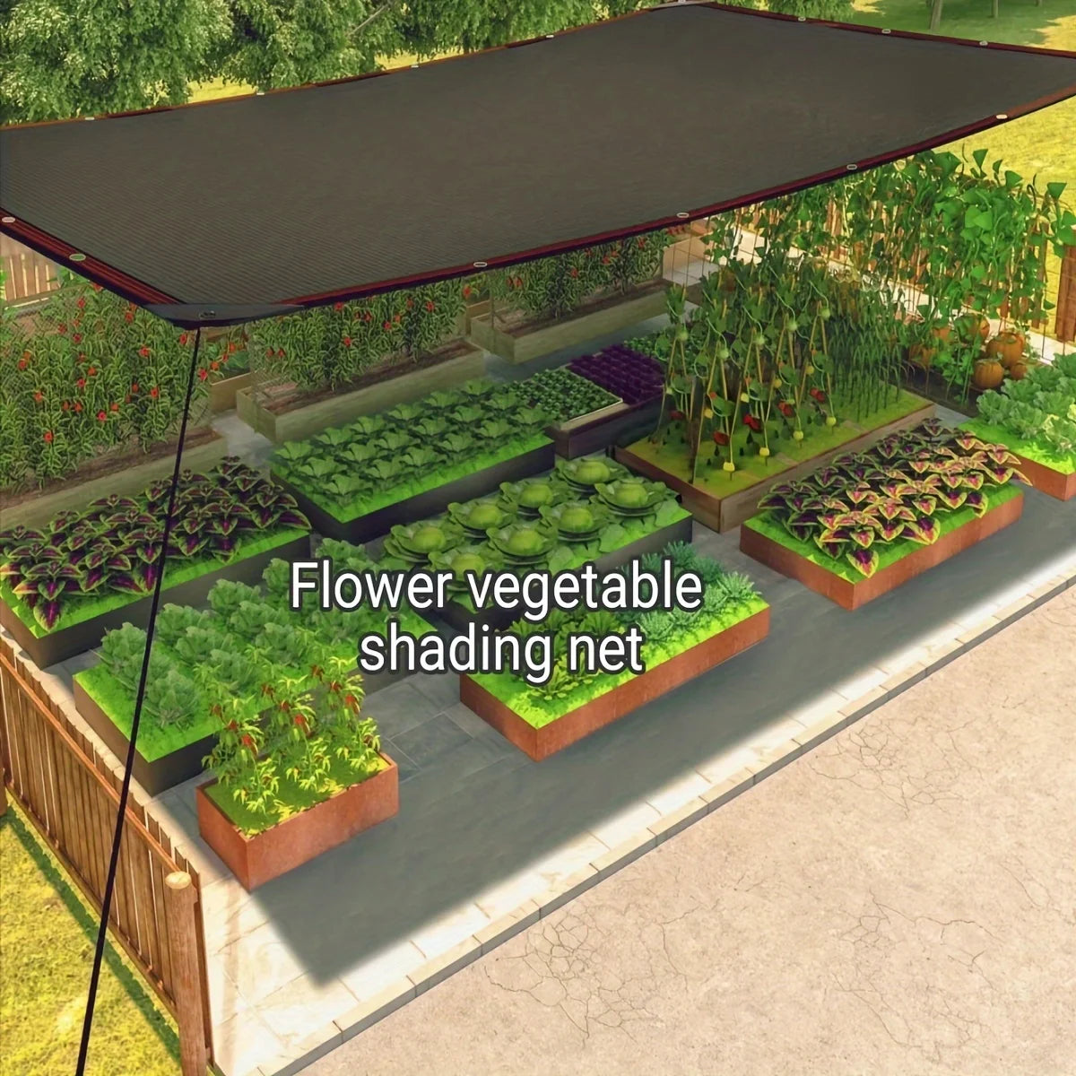 Outdoor Reading Area Sunshade Net