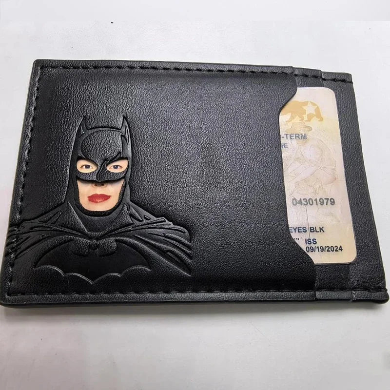 Personalized Leather Bat Wallet