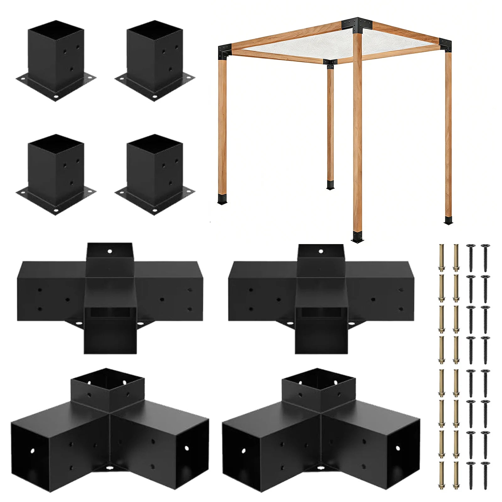 Bracket Gazebo Hardware Kits w/ Screws