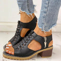Leather White Sandals