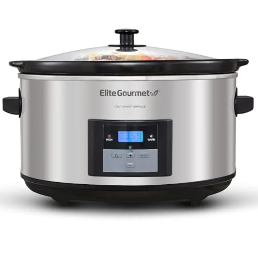 8.5Qt Digital Programmable XL Jumbo Slow Cooker