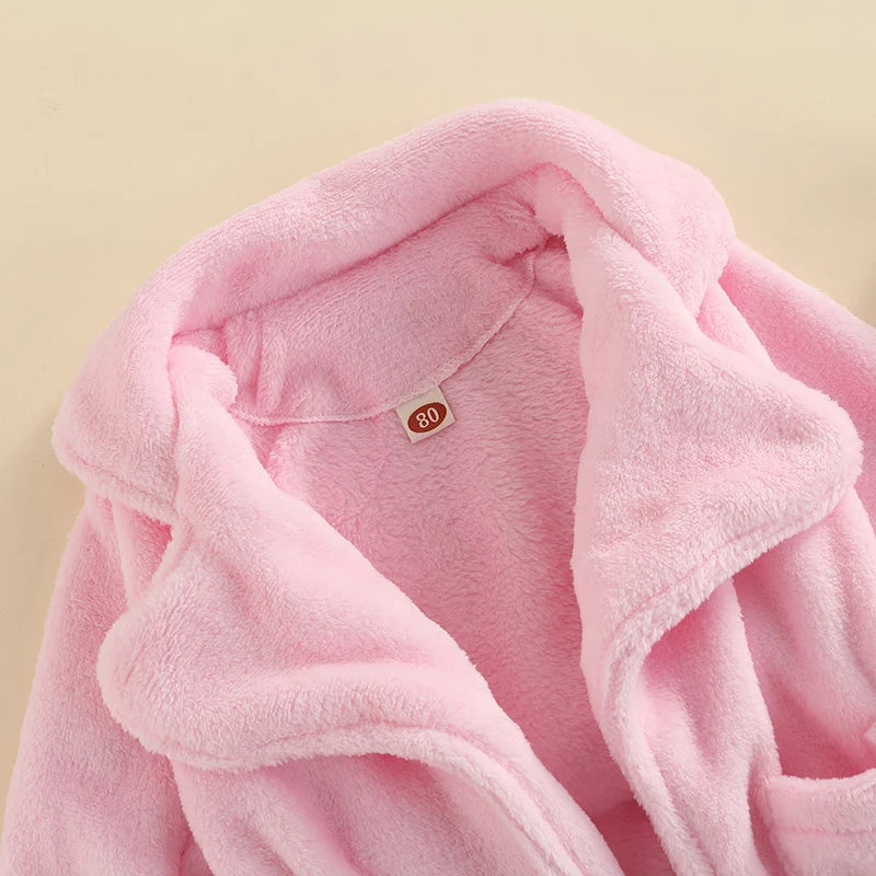 Children's Plush Bathrobe
