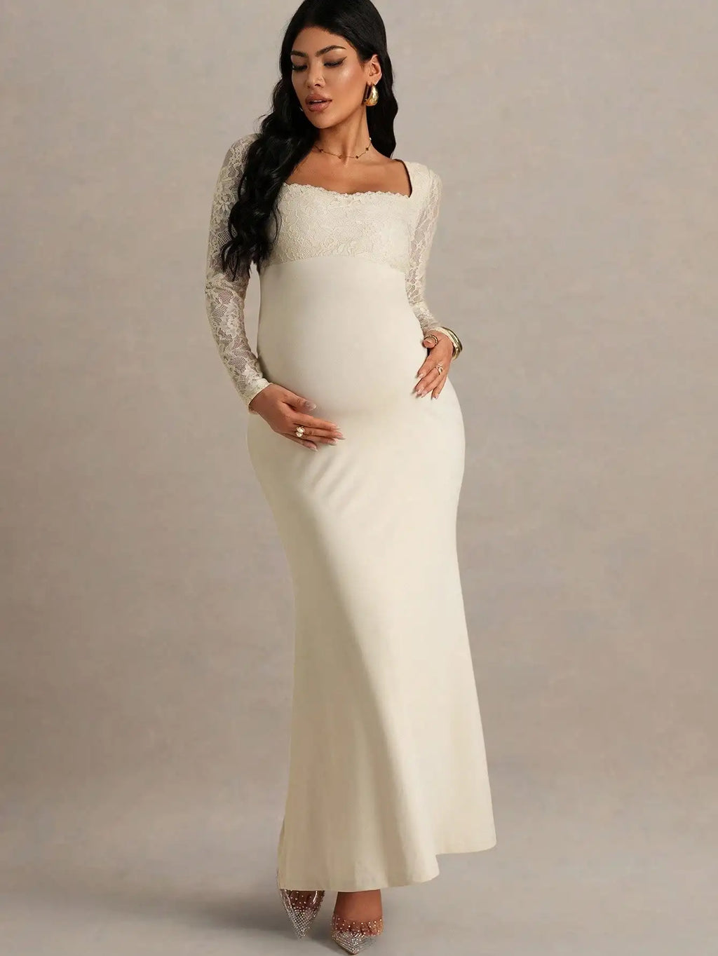 Elegant Maternity Gown