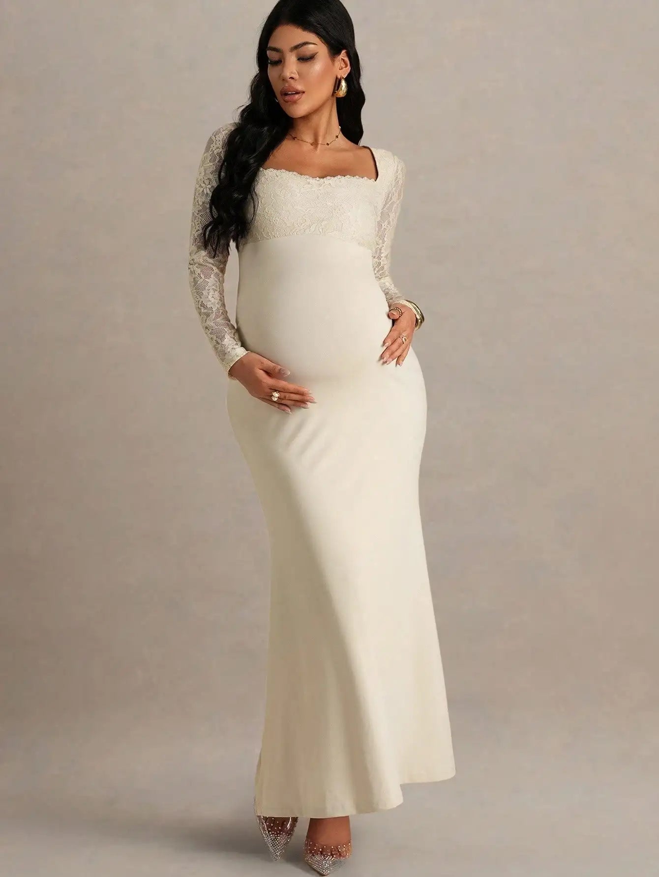 Elegant Maternity Gown