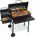Spacious Barrel Charcoal BBQ Grill