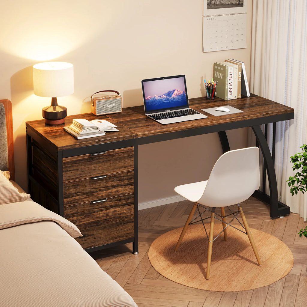 Three Drawer Computer Desk