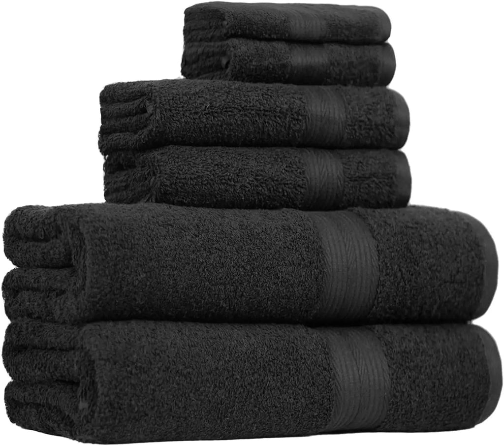 Basics 6 Piece Oversized  Bathroom Towel