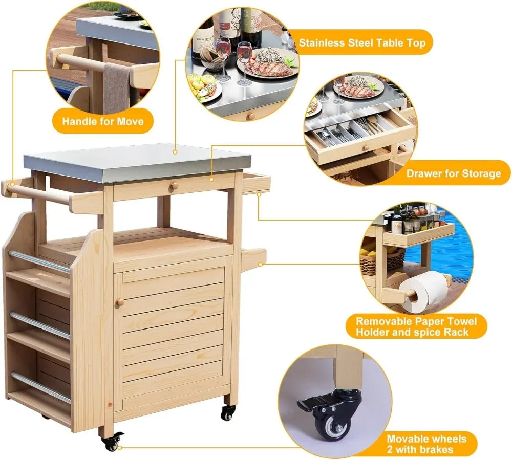 BBQ Grill Table