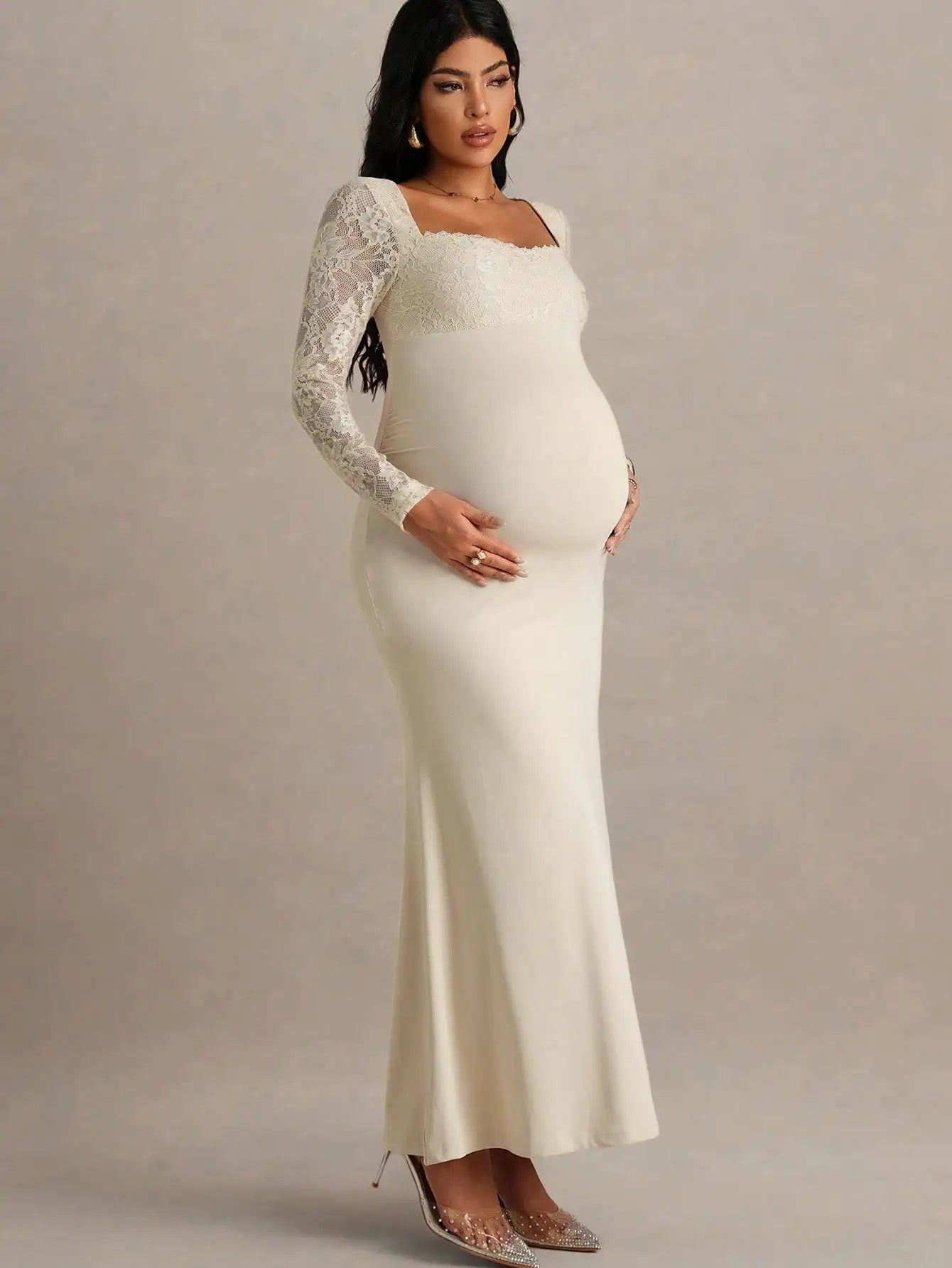 Elegant Maternity Gown
