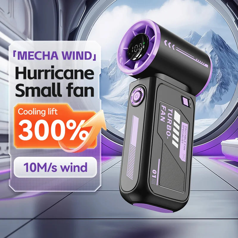 New High Speed Turbo Air Handheld Fan