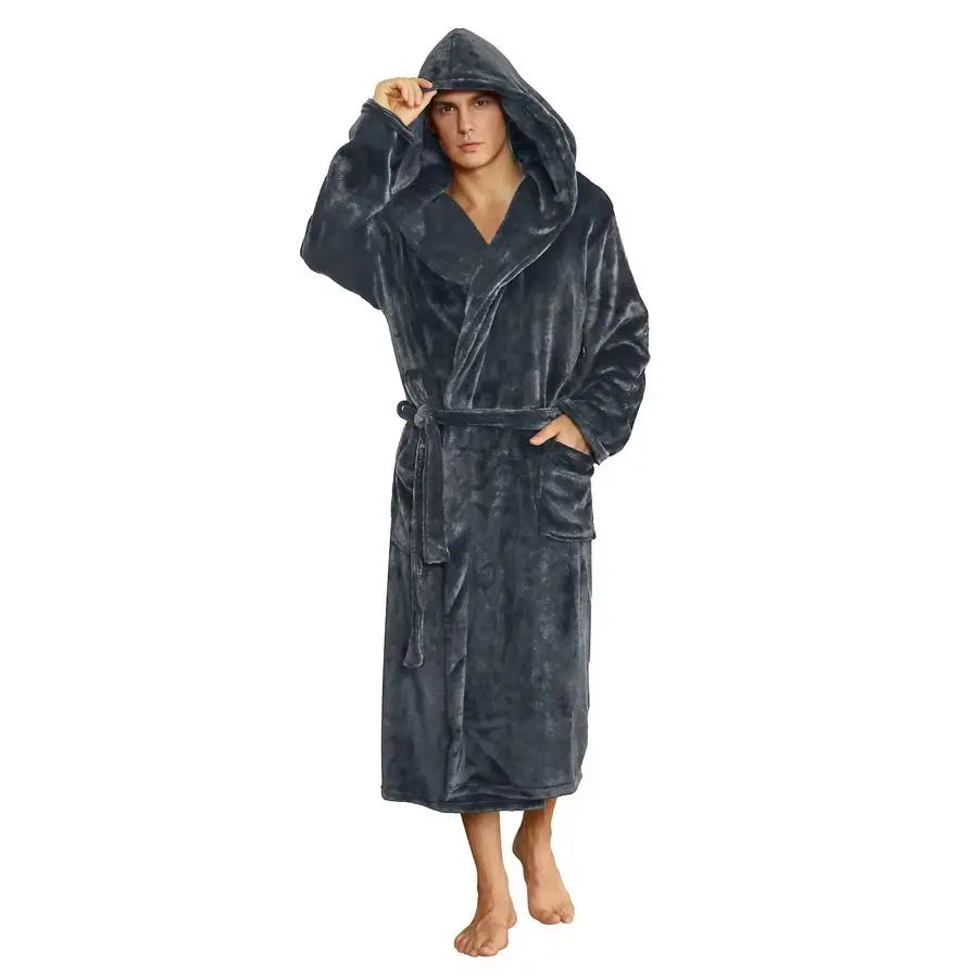 Plush Hooded Robe