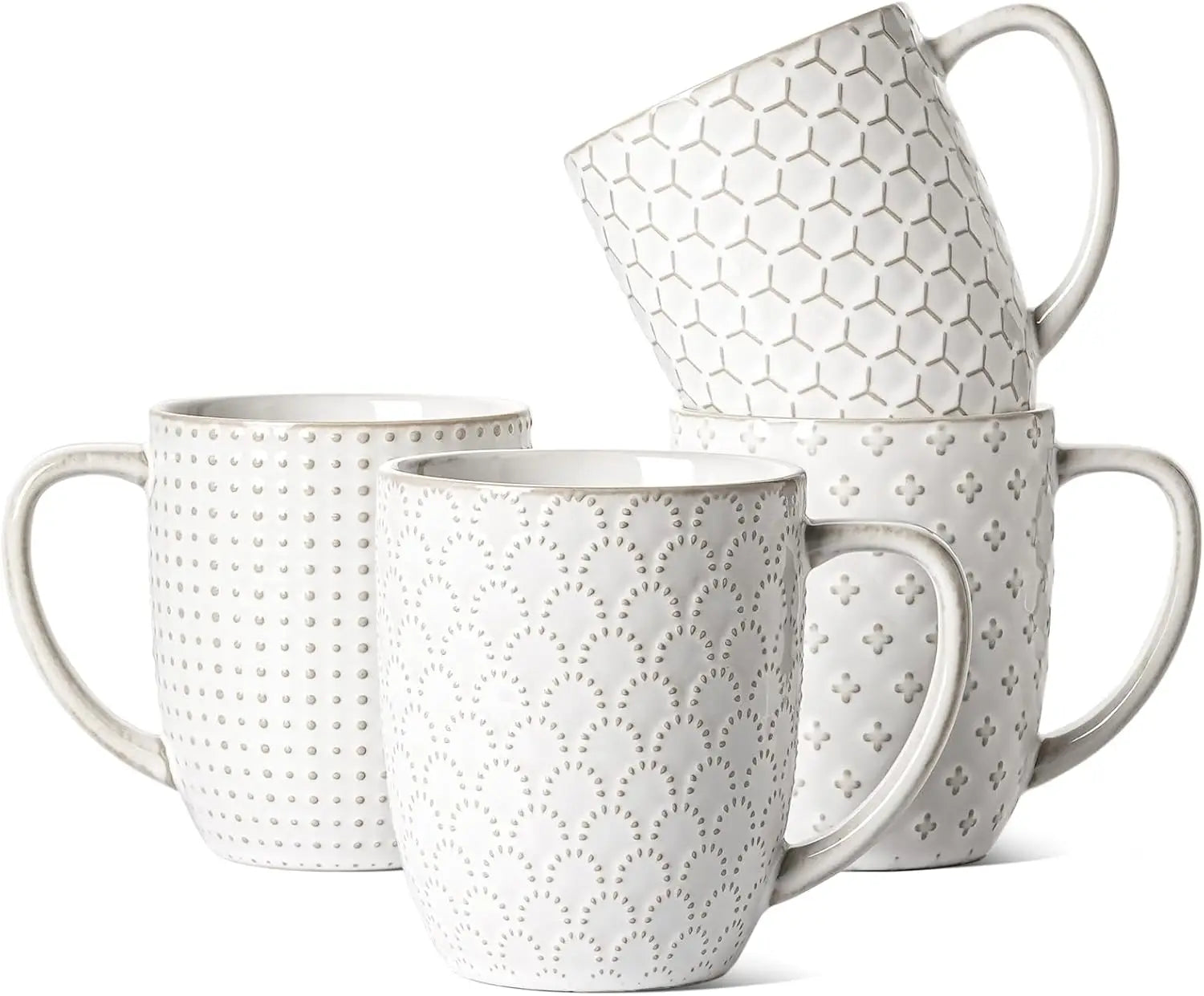 Set Of 4 16 oz Tea Cups