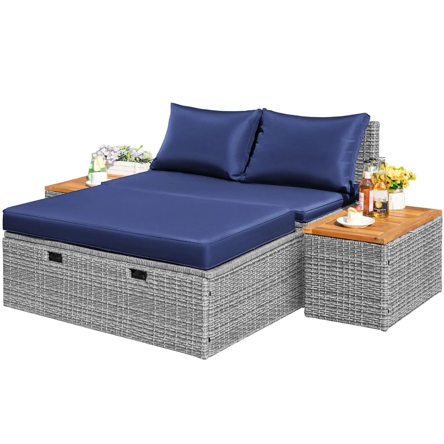Relaxing Daybed Poolside