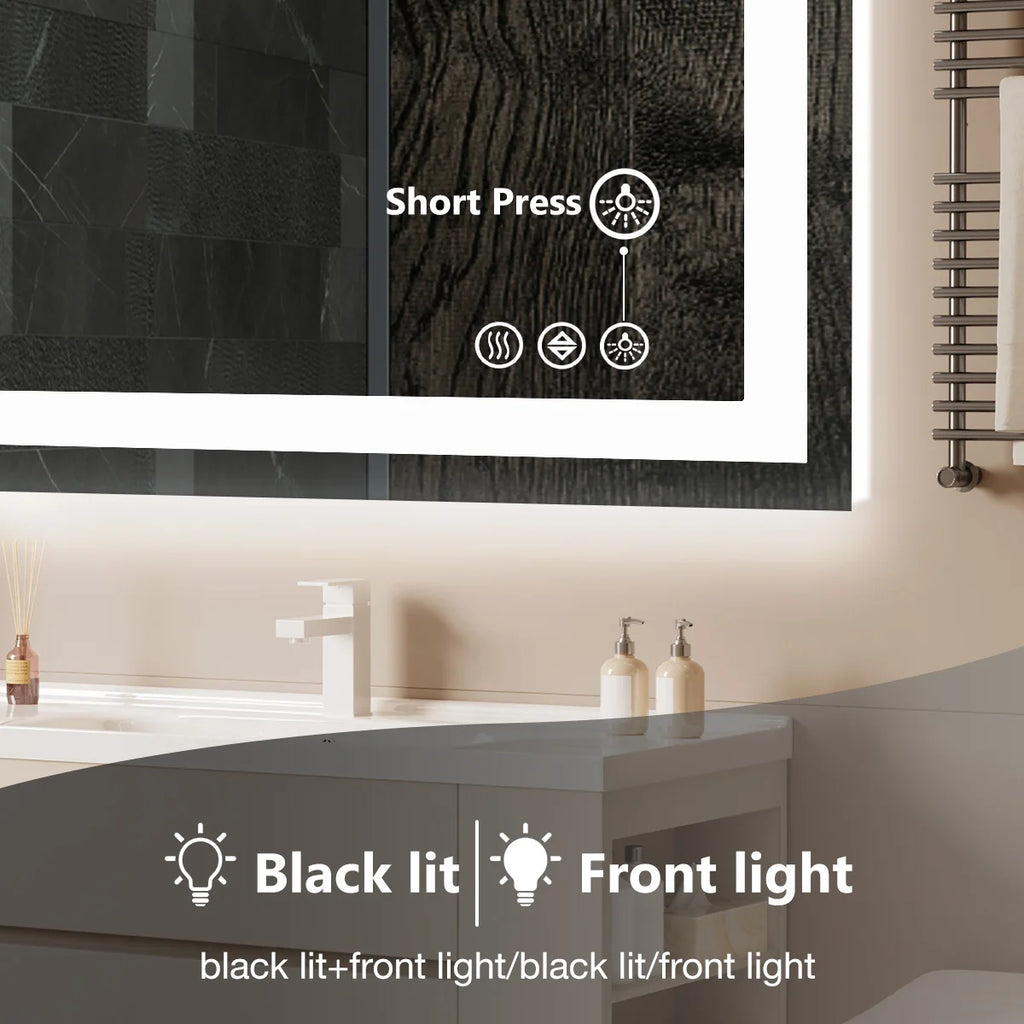 36"x 24"LED Bathroom Vanity Mirror for Wall
