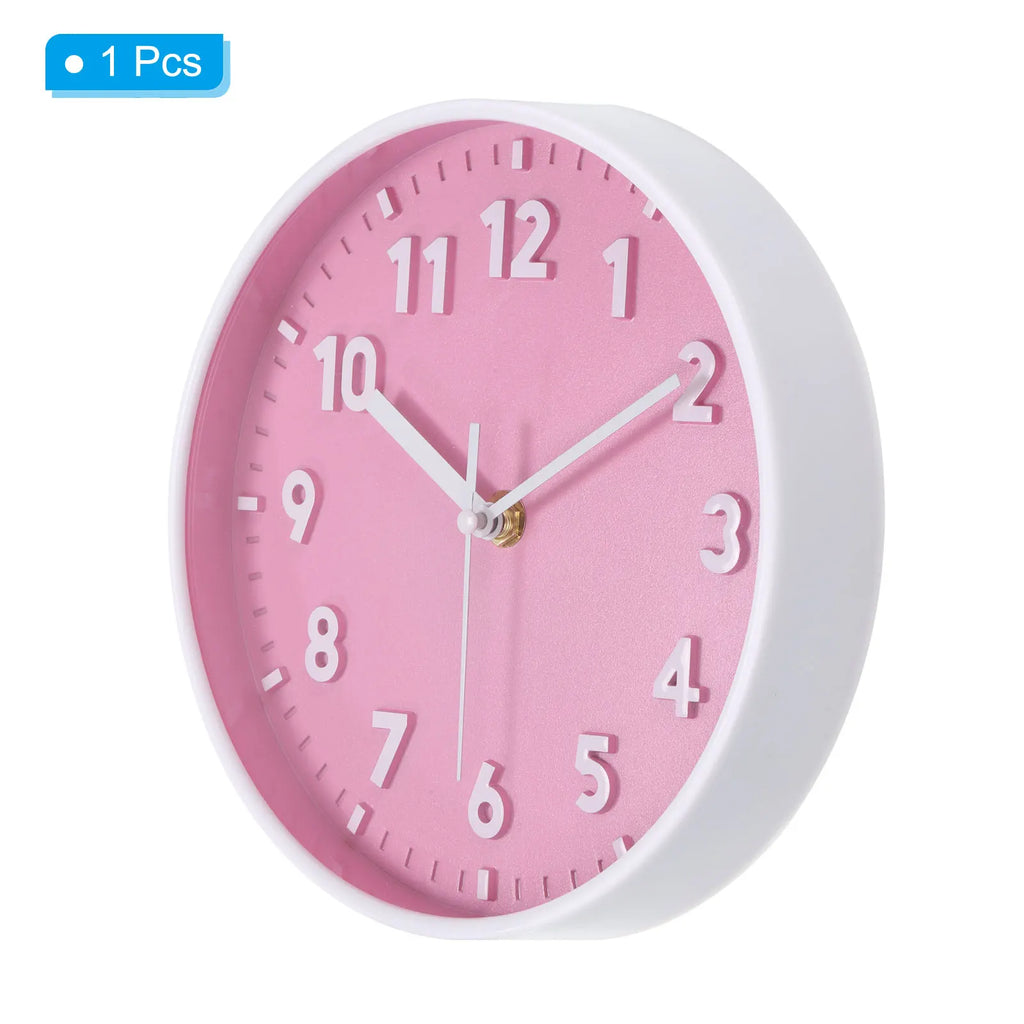 8 Inch Wall Clock 3D Number