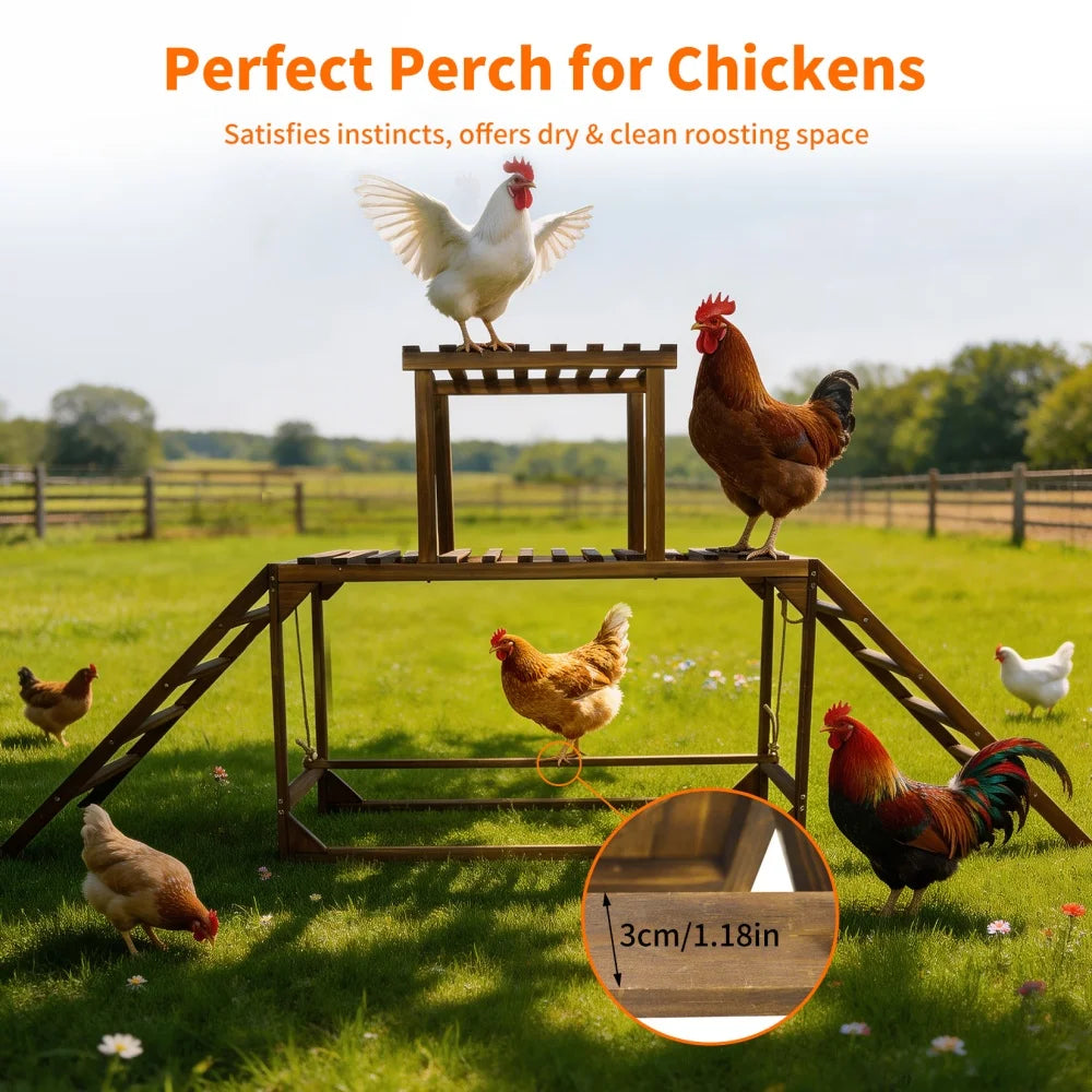 Solid Wood Chicken Coop