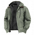 Vintage Oversize Hooded Jacket