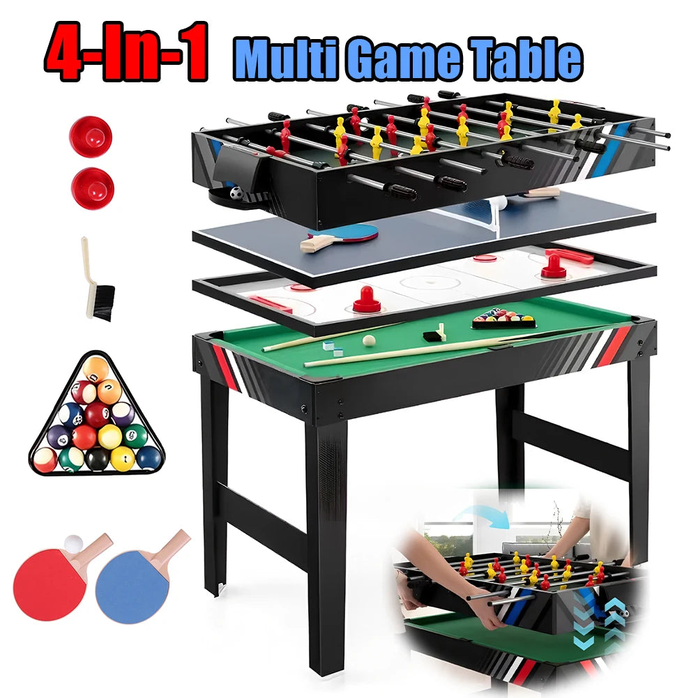 Game Table 4 in 1 for Friends & Family