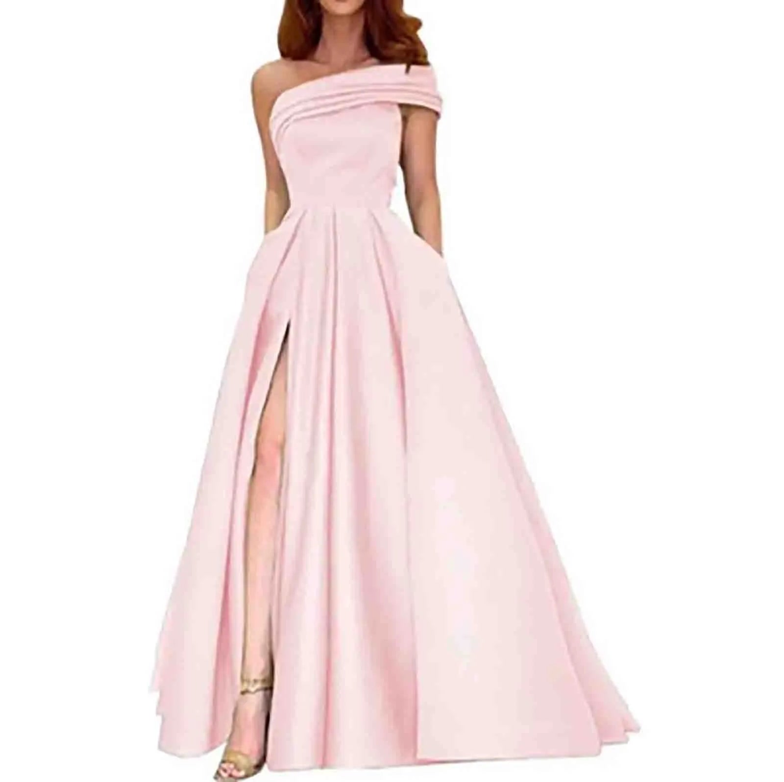 Satin Evening Gown