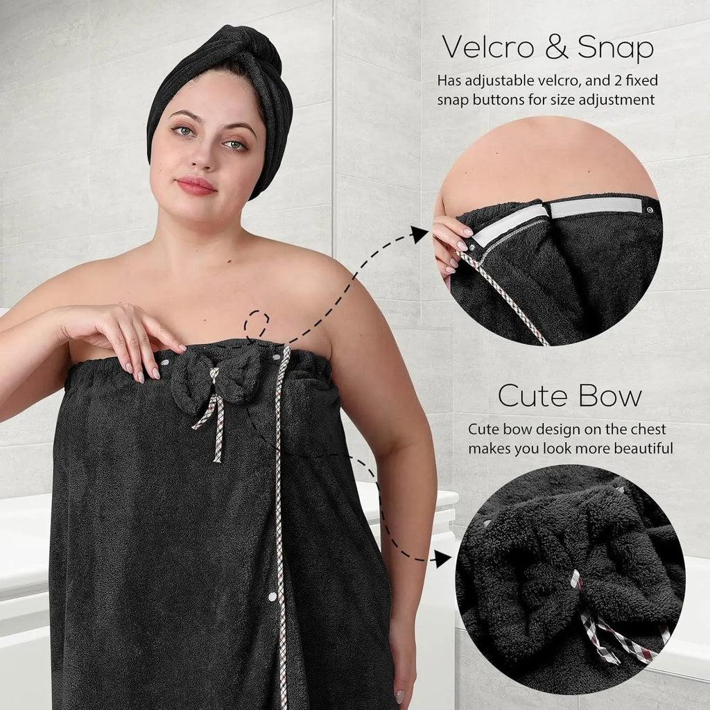 Plus Size Towel Wrap