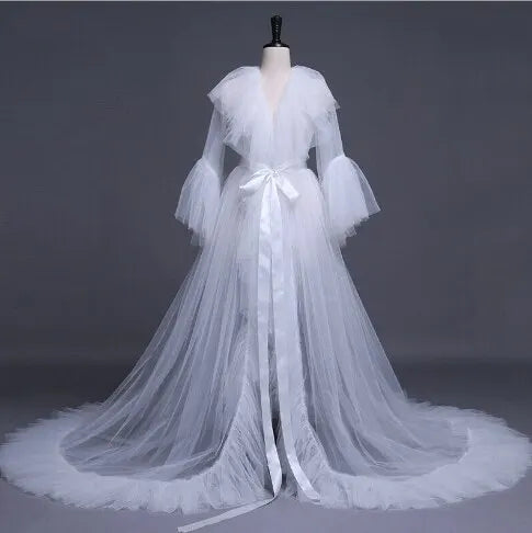 Sexy Long Tulle Dress Nightgown