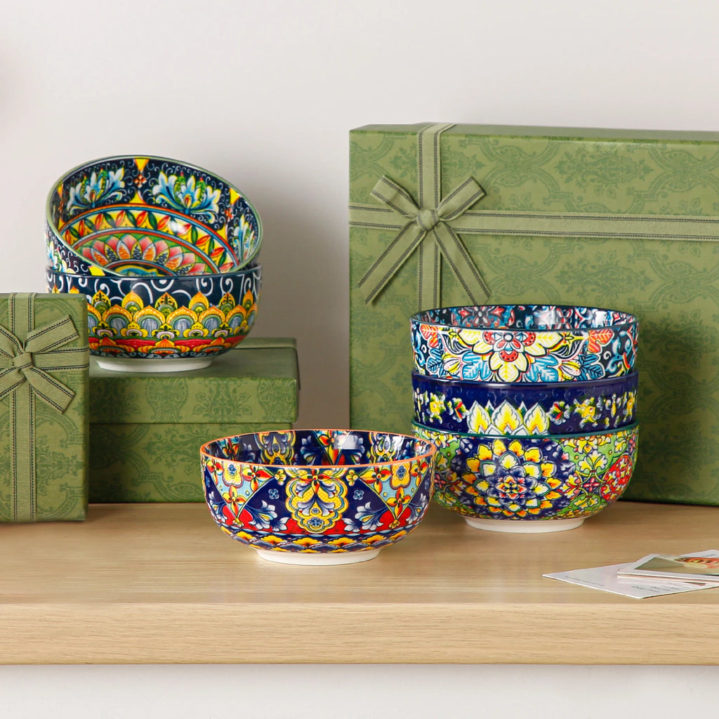 6/12 Piece Cereal Bowls Set 28 Oz