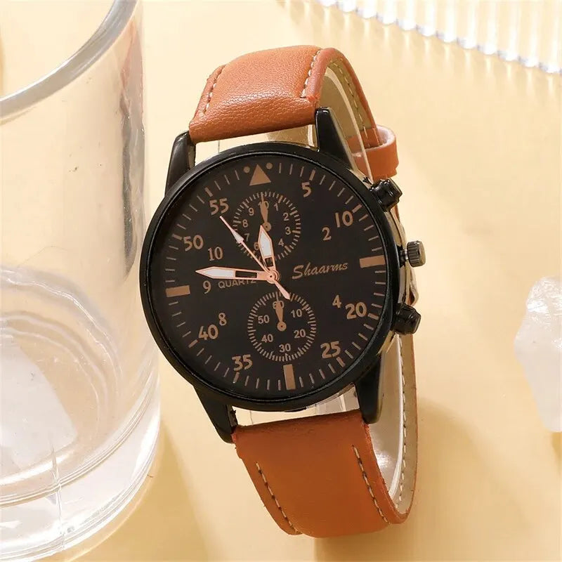 New Men  Luxury Bracelet Set Wrist Watches