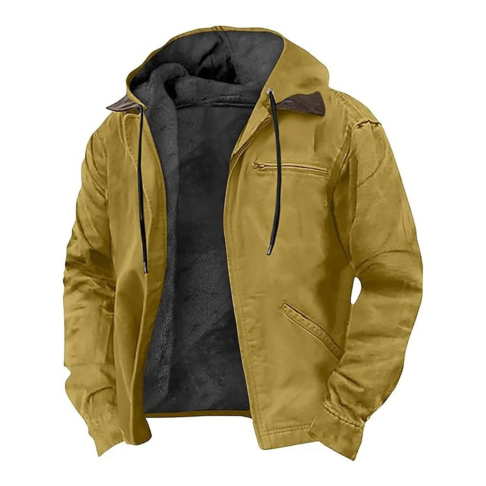 Vintage Oversize Hooded Jacket