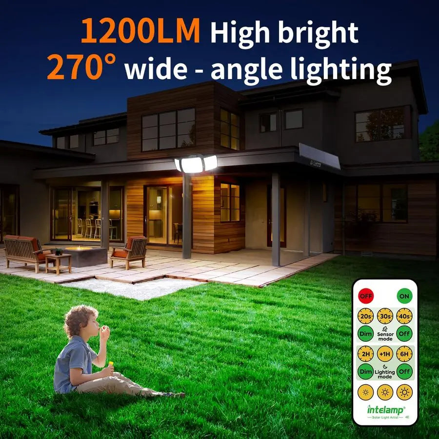 3 Head Solar Motion Sensor Lights