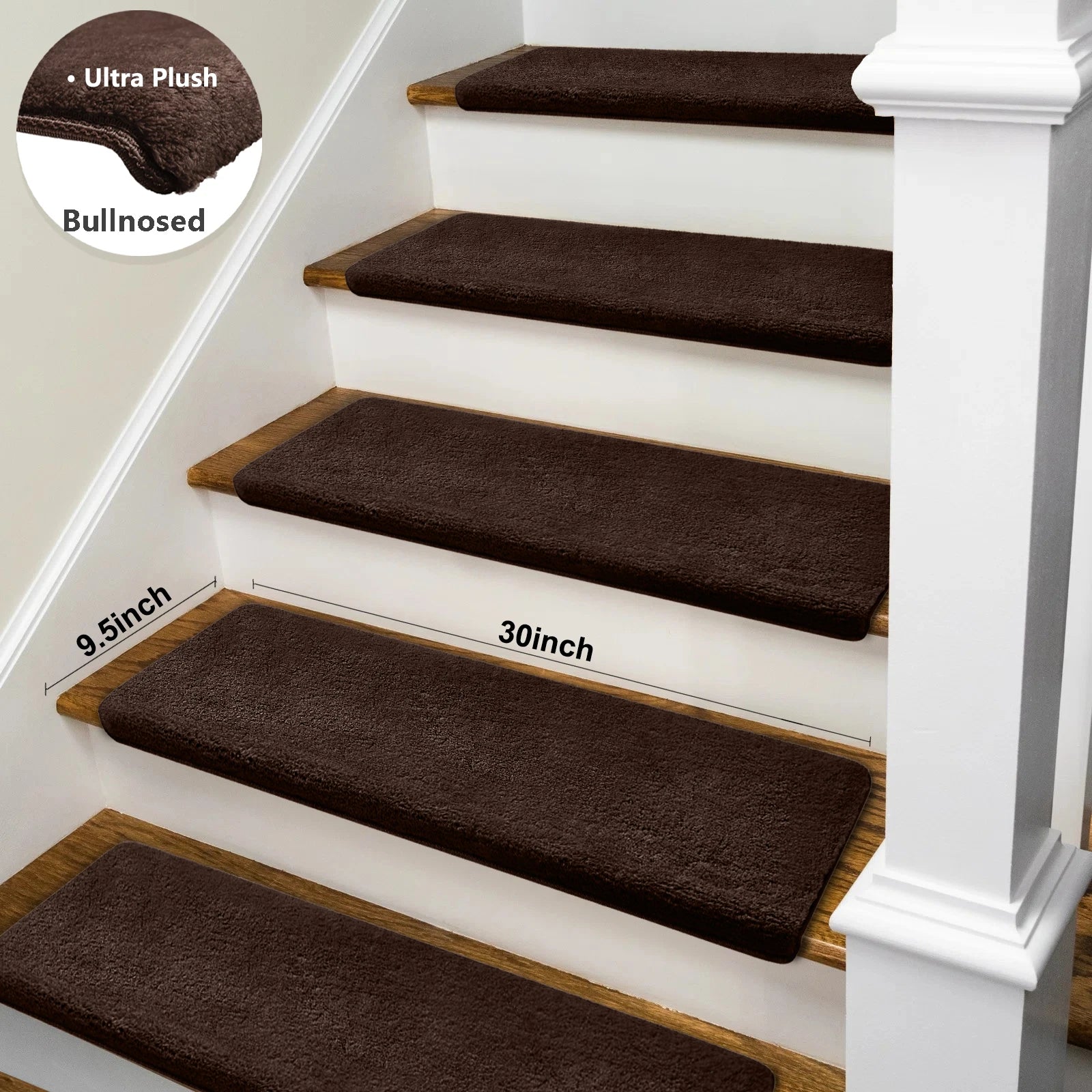 Bullnose Non-Slip Stair Treads
