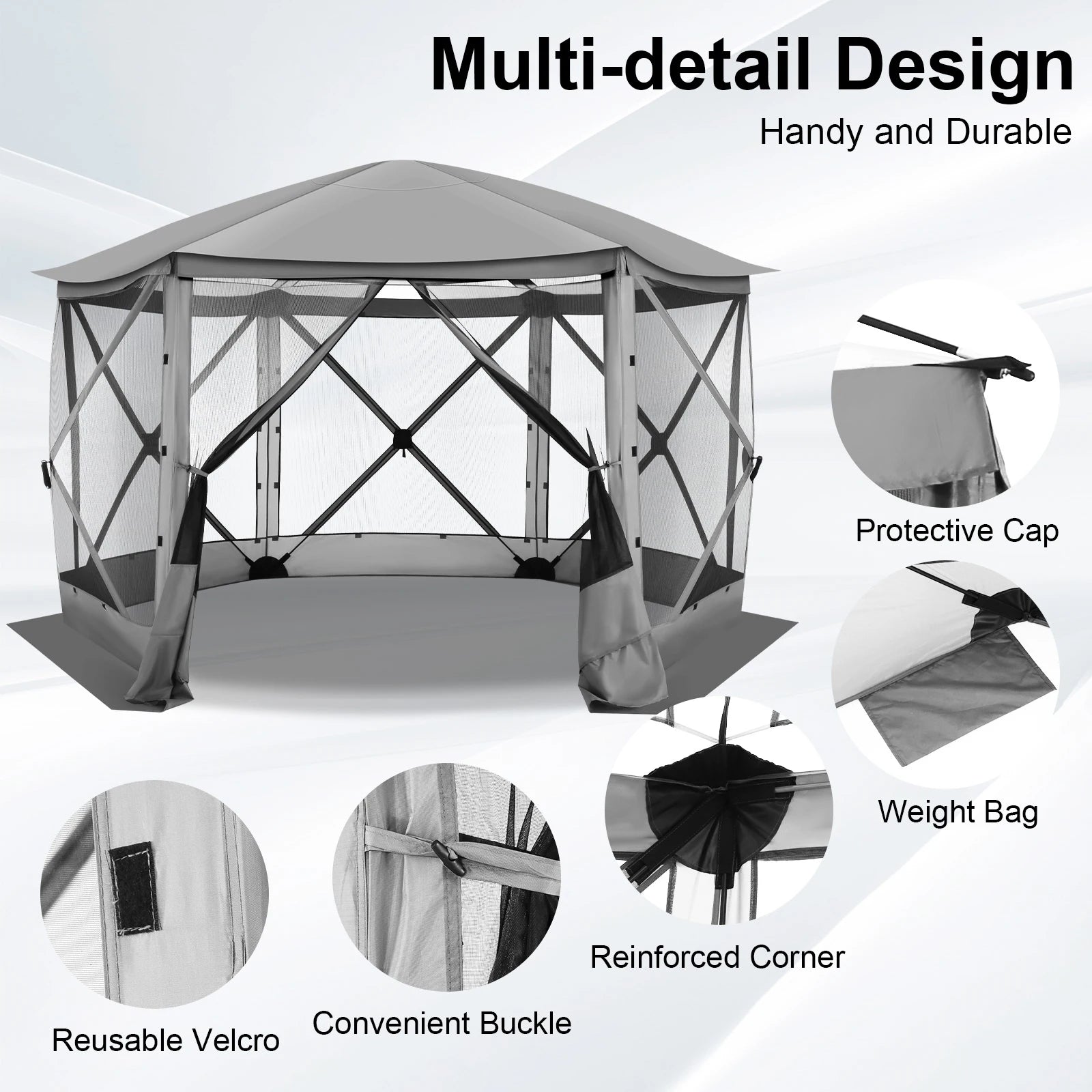 12x12 Screen Room with Removable Roof