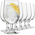 Clear Stemmed  16 oz Water Goblet Set of 6