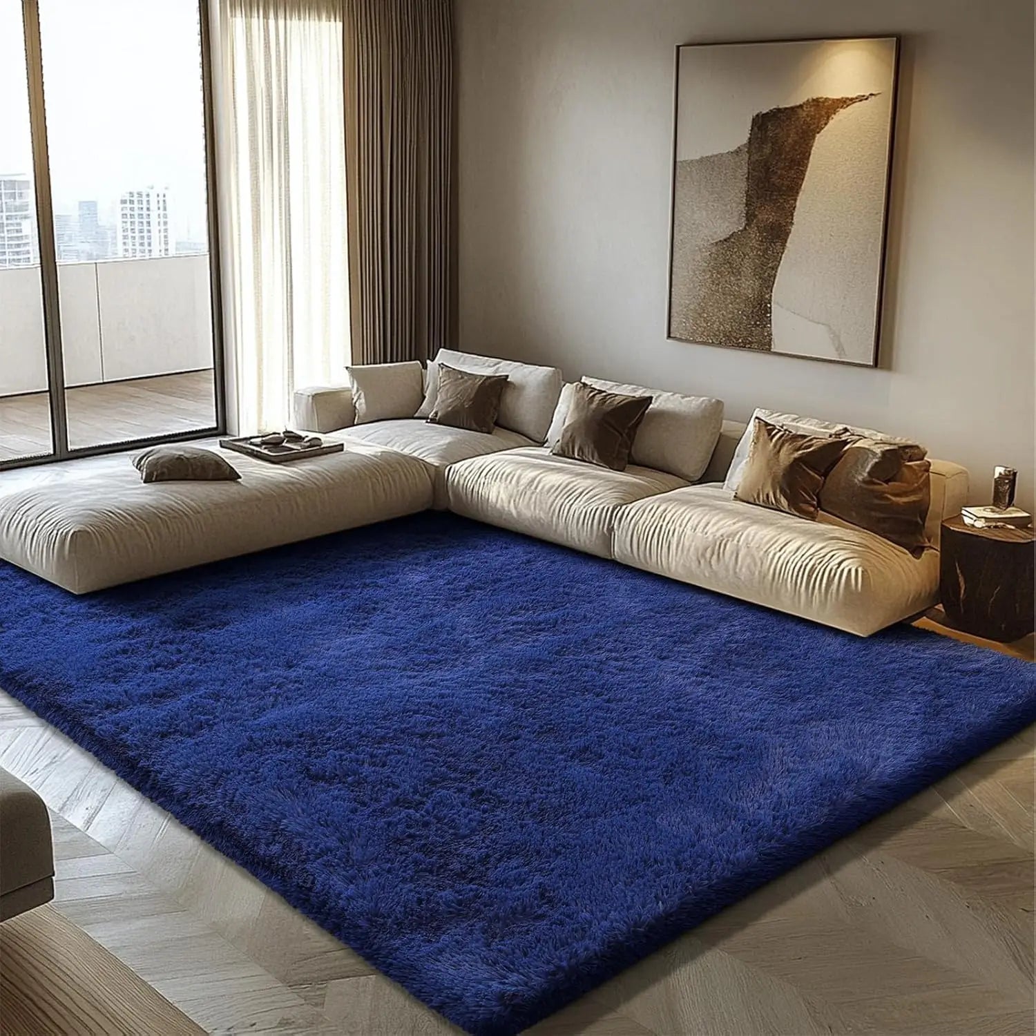 8x10 Fluffy Shag Area Rug