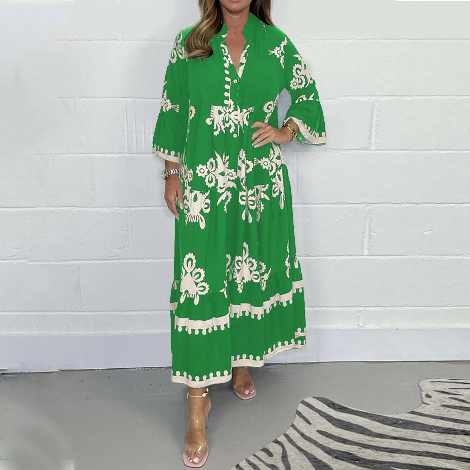 Retro Summer Casual  Dress