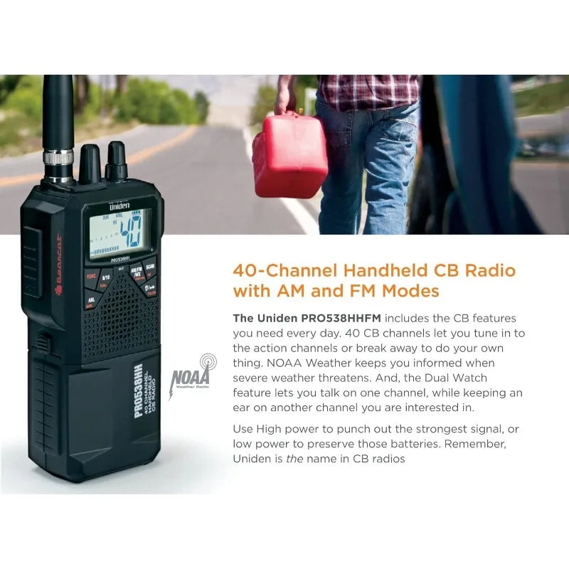 “2 in 1” Dual Handheld/Mobile Emergency CB Radio