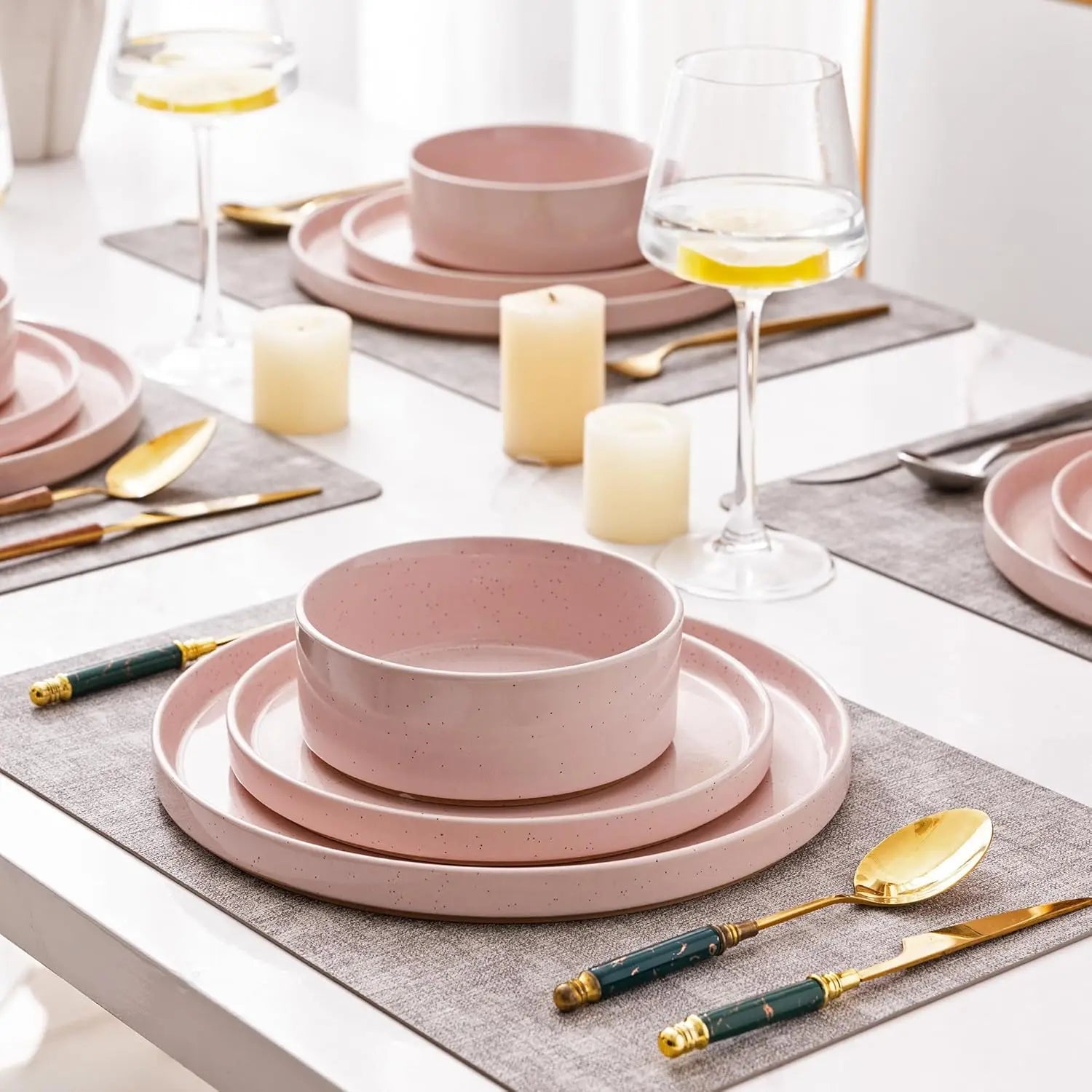 Ceramic Dinnerware Set for 4,