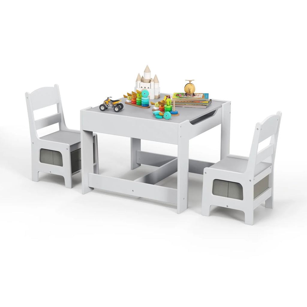 Kids 3 in 1 Table Chairs Set