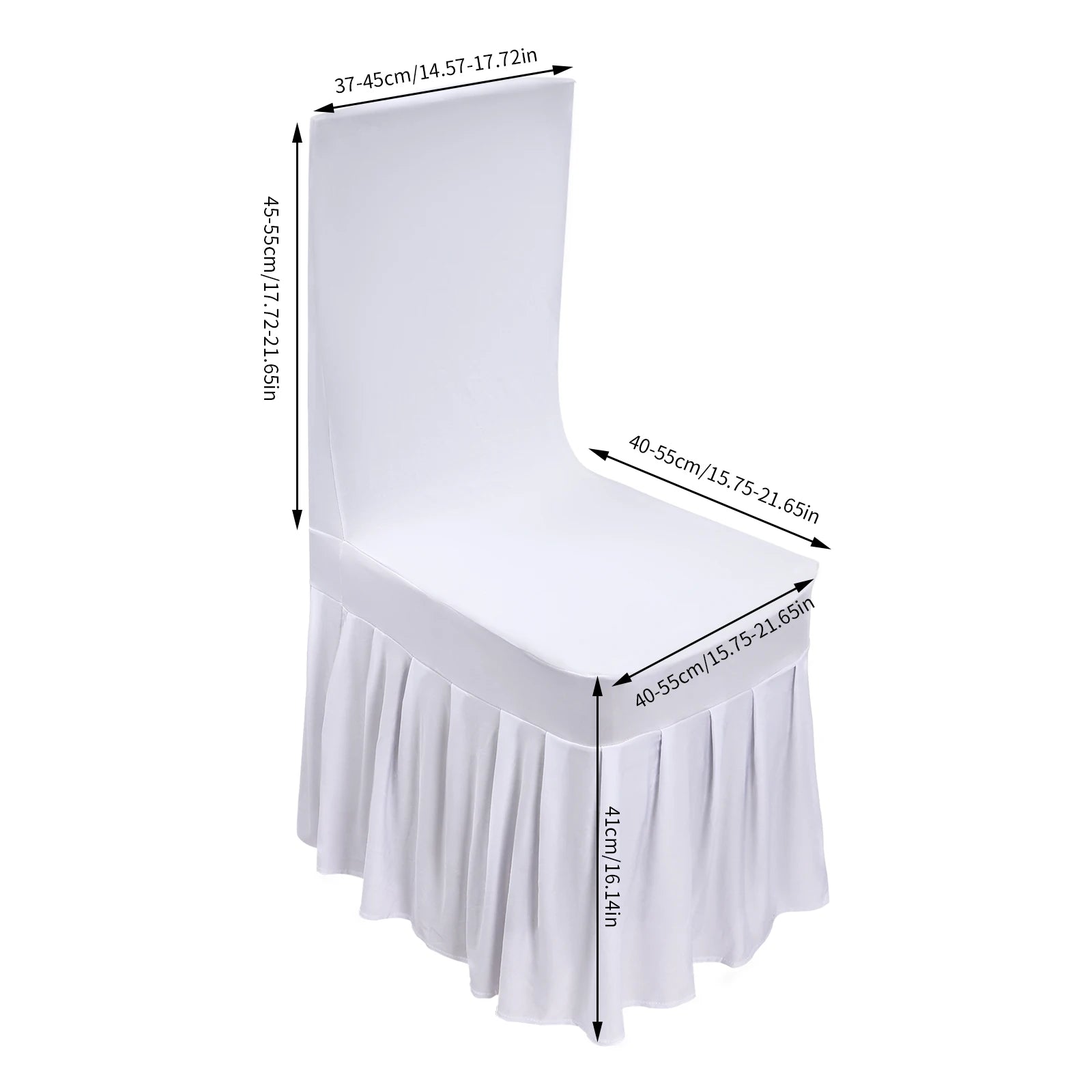 Wedding Pleated Chair Covers