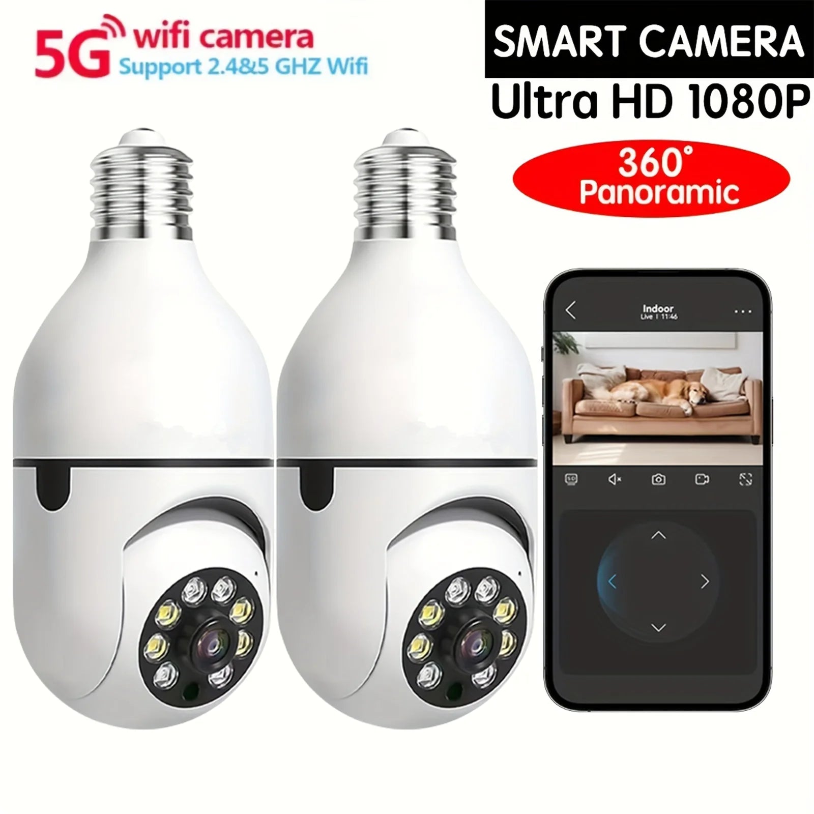 Light Bulb Security Cameras