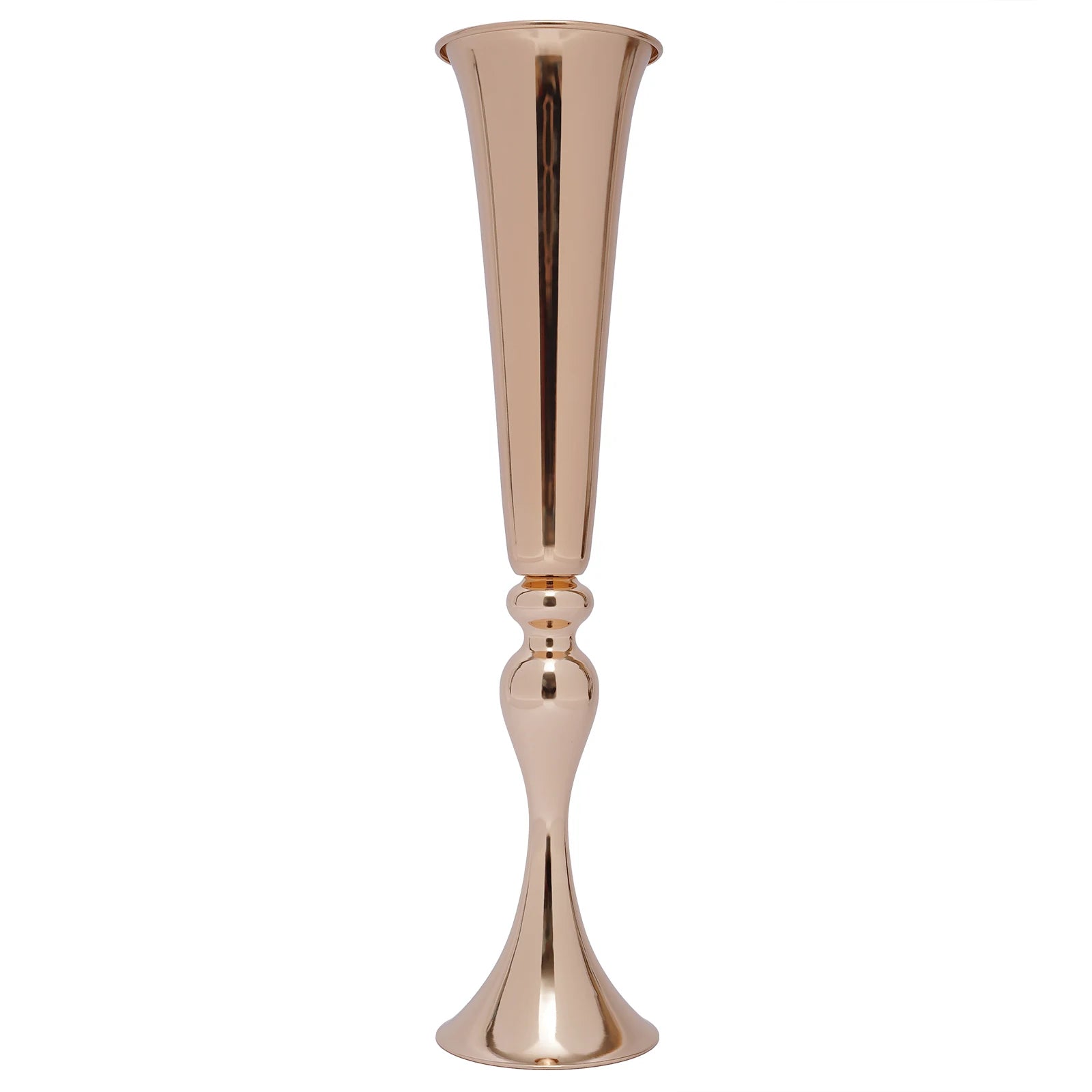 6 PCS - Gold Trumpet Vases